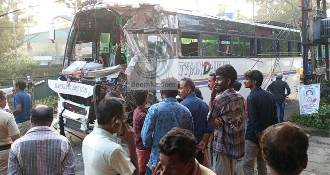 വി​നോ​ദ​യാ​ത്ര​യ്ക്കി​ടെ ബ​സ് അ​പ​ക​ട​ത്തി​ൽ​പ്പെ​ട്ടു; വി​ദ്യാ​ർ​ഥി​ക​ൾ ഉ​ൾ​പ്പെ​ടെ എ​ട്ടു​പേ​ർ​ക്ക് പ​രി​ക്ക്