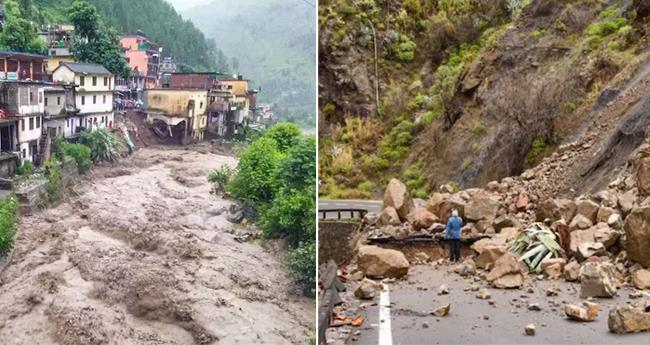 ഉ​ത്ത​രാ​ഖ​ണ്ഡി​ൽ മേ​ഘ​വി​സ്ഫോ​ട​നം, മി​ന്ന​ൽ പ്ര​ള​യം; ആ​റു മ​ര​ണം, നി​ര​വ​ധി​പ്പേ​രെ കാ​ണാ​താ​യി