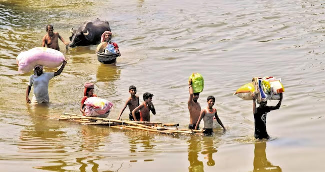 ബിഹാറിൽ  പ്രളയ മുന്നറിയിപ്പ്