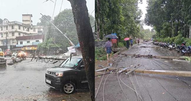 ദു​രി​ത പെ​യ്ത്ത് തു​ട​രു​ന്നു; വ്യാ​പ​ക നാ​ശ​ന​ഷ്ടം