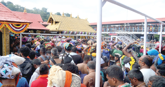 സ​ത്രം-പു​ല്ലു​മേ​ട് കാ​ന​നപാ​ത​യി​ൽ  ഇ​നി ശ​ര​ണം വി​ളി​യു​ടെ നാ​ളു​ക​ൾ