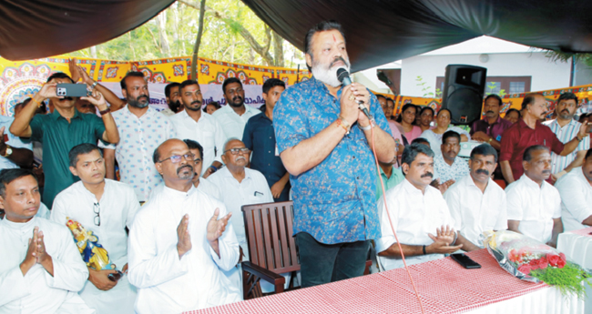 വ​ഖ​ഫ് നി​യ​മ​ഭേ​ദ​ഗ​തി വ​ന്നാ​ൽ മു​ന​ന്പം  വി​ഷ​യ​ത്തി​നും പ​രി​ഹാ​രം: സു​രേ​ഷ് ഗോ​പി