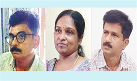റോ​​​​ഡു​​​​പ​​​​ണി​​​​യു​​​​ടെ ബി​​​​ല്ല് മാ​​​​റാന്‍ കൈ​ക്കൂ​ലി പാ​ല​ക്കാ​ട്ട് മൂ​ന്നു പേർ പി​ടിയിൽ