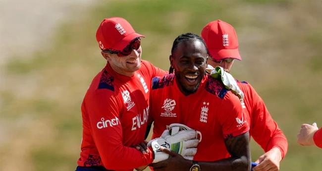 England dominates Oman in T20 World Cup match, securing first victory and holding Tremendous Eight hopes alive