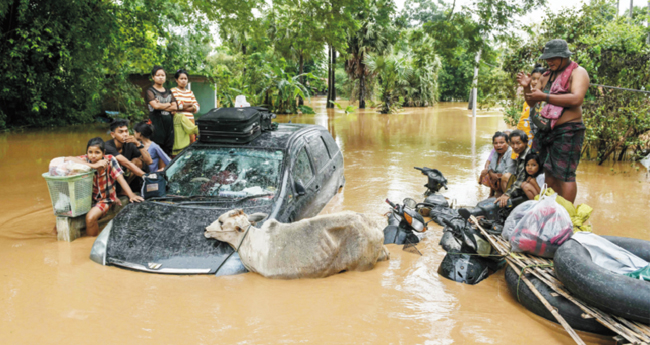 യാഗി ചുഴലിക്കൊടുങ്കാറ്റ്:  മ്യാൻമറിൽ പ്രളയം; 226 മരണം