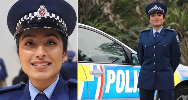 Aleena Abhilash in Newzealand Police