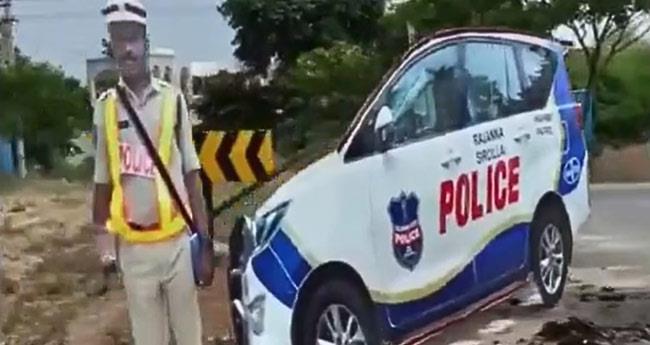 traffic police cut out