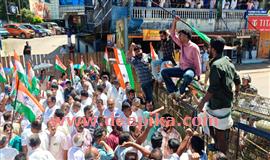 ബ്ര​ഹ്മ​ഗി​രി സൊസൈ​റ്റി ത​ട്ടി​പ്പ്:  മ​ന്ത്രി ഒ.​ആ​ർ. കേ​ളു​വി​ന്‍റെ ഓ​ഫീ​സി​ലേ​ക്ക് കോ​ണ്‍​ഗ്ര​സ് മാ​ർ​ച്ച് ന​ട​ത്തി