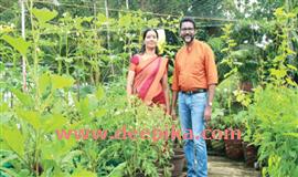 ഒ​രു മു​റം പ​ച്ച​ക്ക​റി​യു​മാ​യി പ​ദ്ധ​തി​ക്കു  തു​ട​ക്ക​മി​ട്ട കൃ​ഷി ഒാ​ഫീ​സ​ർ റെ​ഡി