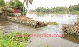 വേ​ലി​യേ​റ്റം: ​മ​ട​വീ​ഴ്ച തു​ട​രു​ന്നു