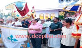 കൊ​ര​ട്ടി സെ​ന്‍റ്് മേ​രീ​സ് ഫൊ​റോ​ന പ​ള്ളി​യി​ൽ  മാ​താ​വി​ന്‍റെ ജ​ന​ന​ത്തി​രു​നാ​ളി​ന് കൊ​ടി​യേ​റി