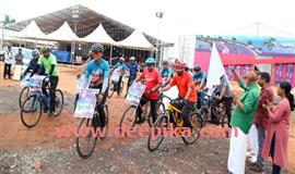 സൈ​ക്കി​ള്‍ റാ​ലി സം​ഘ​ടി​പ്പി​ച്ചു