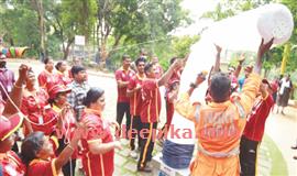 ഡിഫൻസ് വോളണ്ടിയർമാർക്ക്  പ​രി​ശീ​ല​നം ന​ൽ​കി